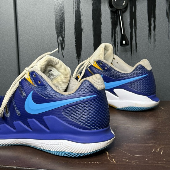 Nike Court Air Zoom Vapor X 'Blue Yellow White. - Picture 7 of 10